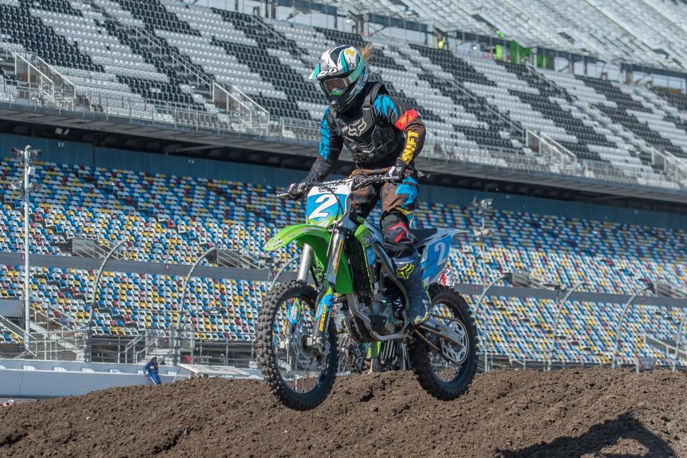 Fasnacht had a good start to her 2015 WMX championship, winning round 1 at Daytona International Speedway