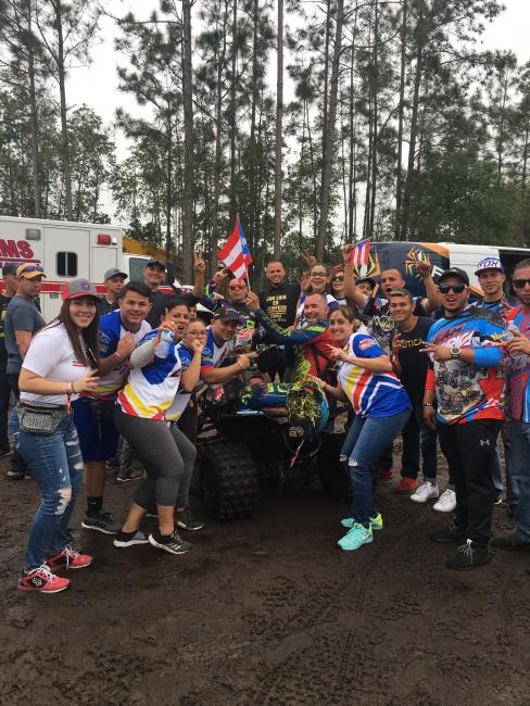 Over 40 racers and fans hailing from Puerto Rico joined the GNCC Racing Nation at the Moose Racing Wild Boar GNCC.