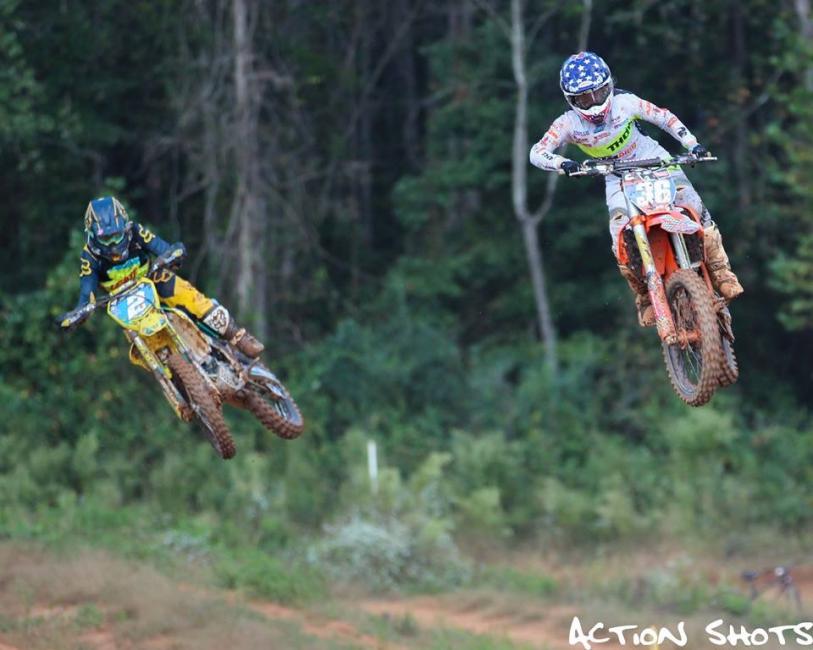Averie Berry (#36) and Shelby Rolen (#2) battled throughout every moto at The Jessica Patterson Classic.