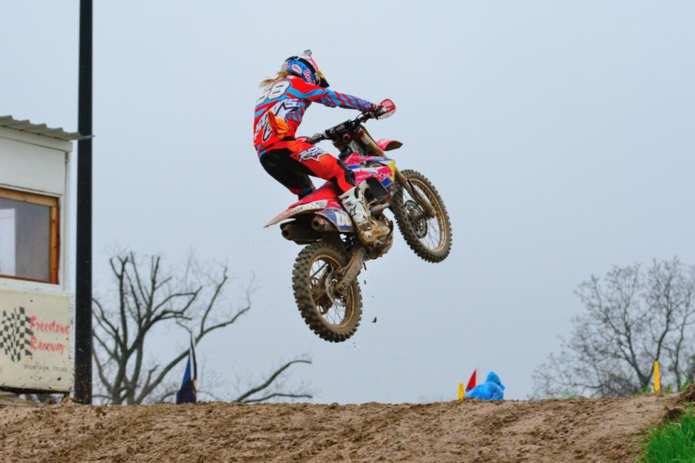 Tarah Gieger had an impressive ride in Freestone finishing fourth overall